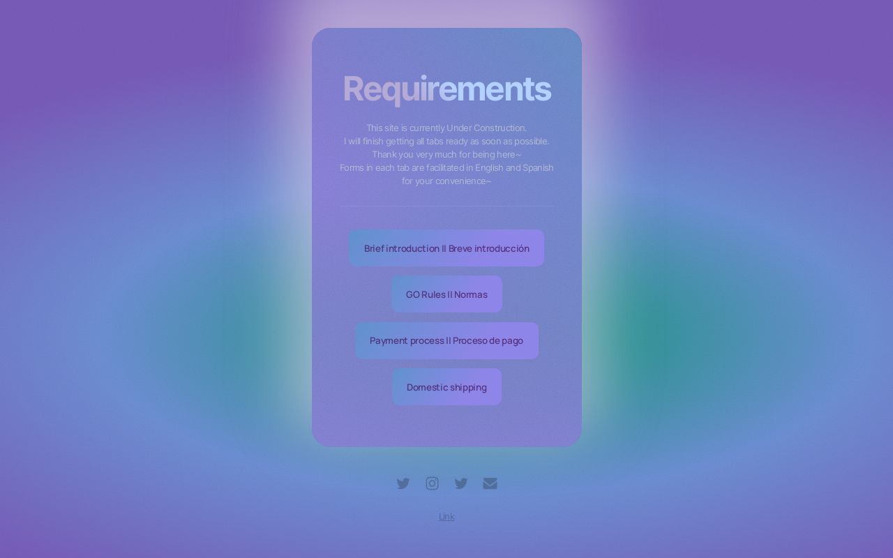 Carrd profile picture for @requirements